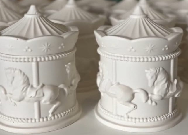 Bomboniera Carosello (contenitore semplice, vuoto all'interno)