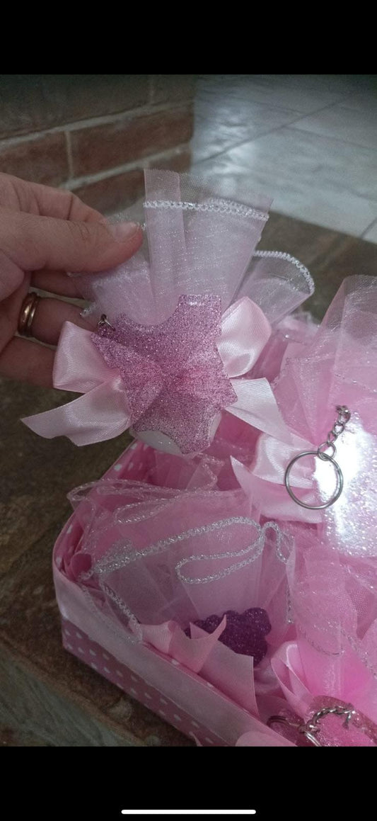 Bomboniera portachiavi in resina