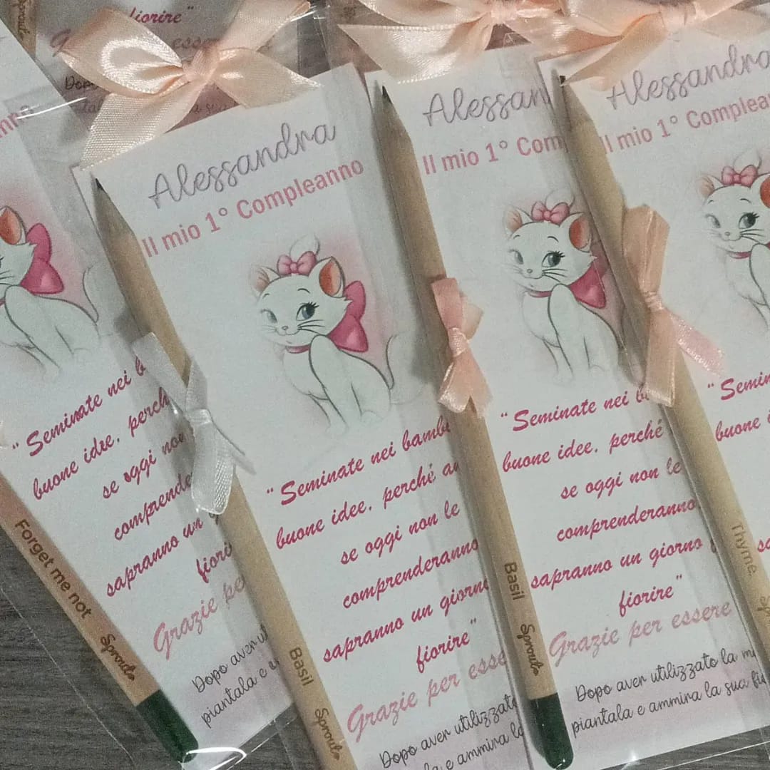 Segnaposto con Matita Piantabile
