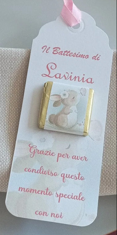 Segnaposto con cioccolatino