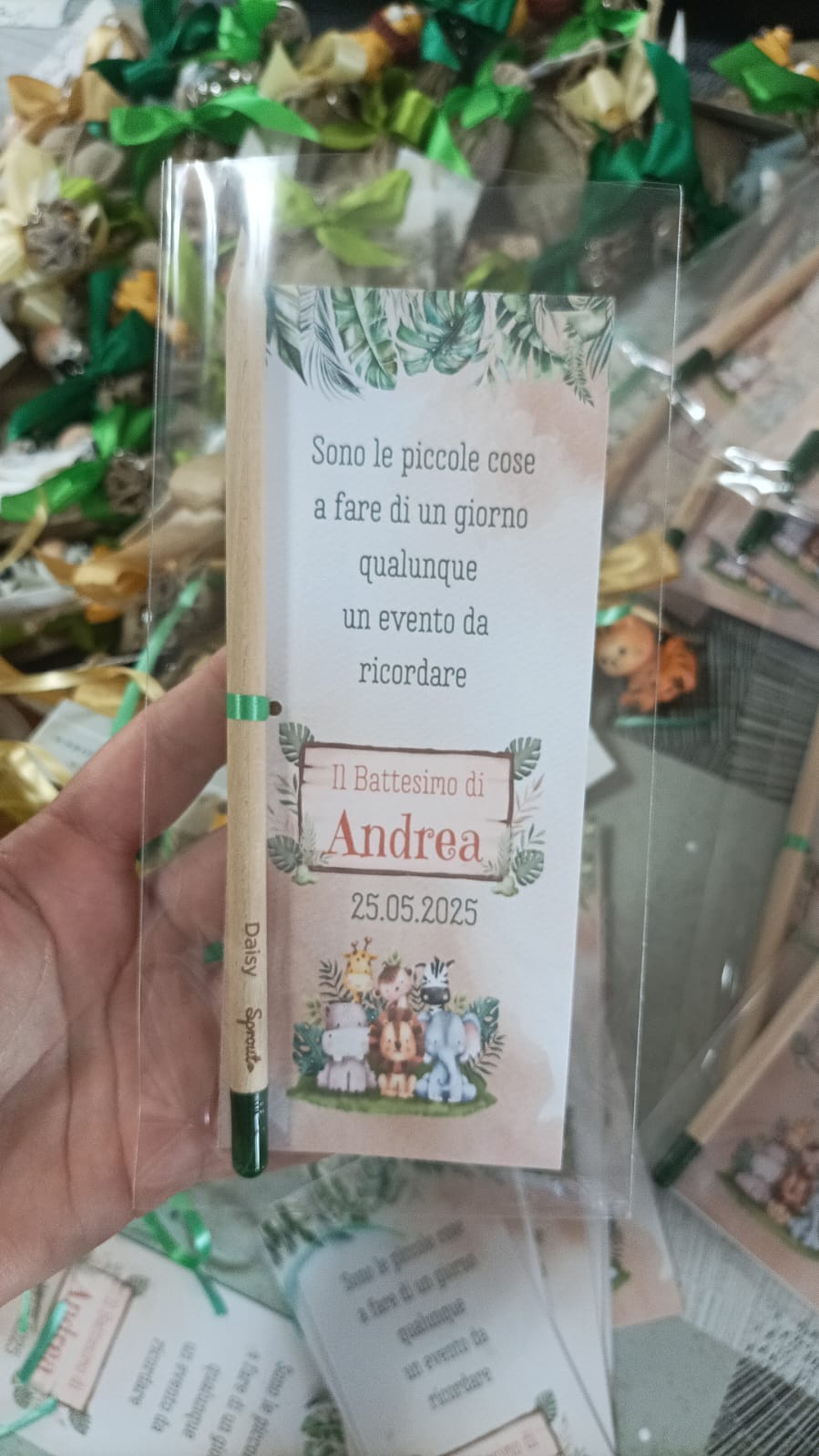 Segnaposto con Matita Piantabile