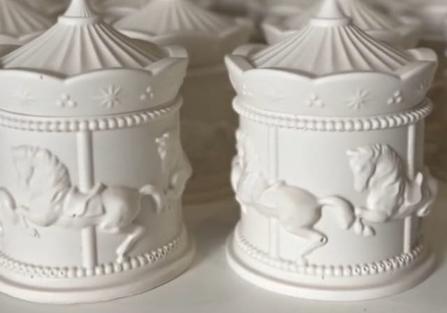 Bomboniera Carosello con Candela