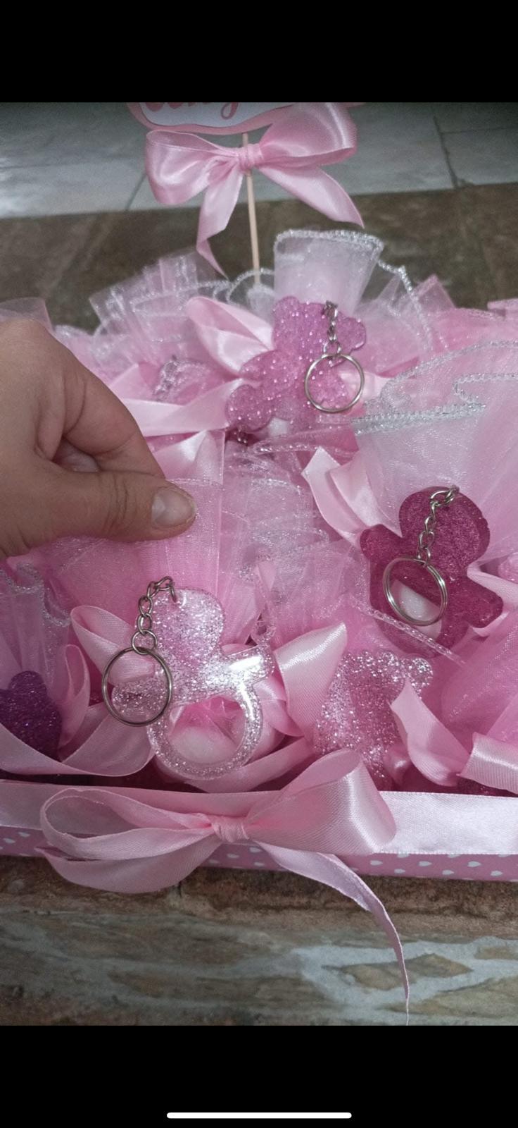 Bomboniera portachiavi in resina