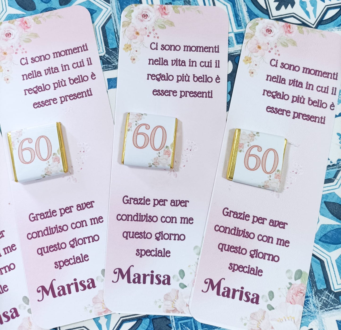 Segnaposto con cioccolatino